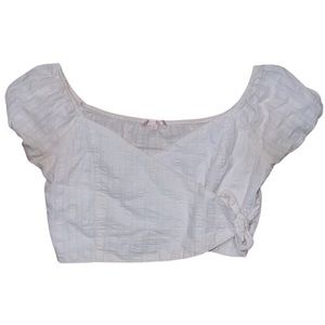 Pacsun cropped wrap top